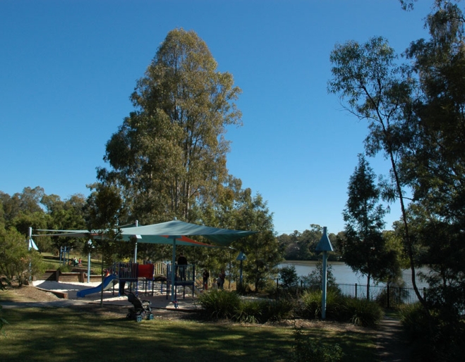 Playground along Brisbane River in Brisbane Corso Reserve Brisbane Corso Reserve Yeronga