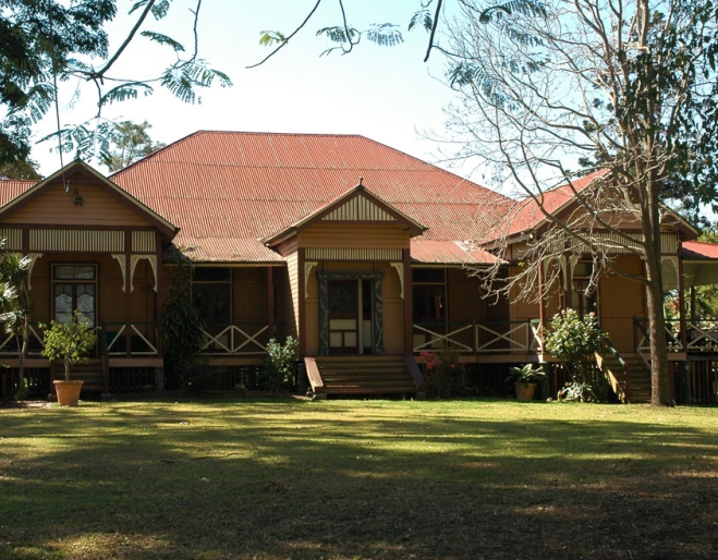 John Mills House and gardens in Yeronga  