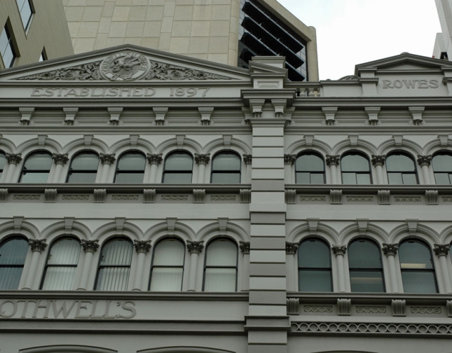 Rowes Building ornate facade