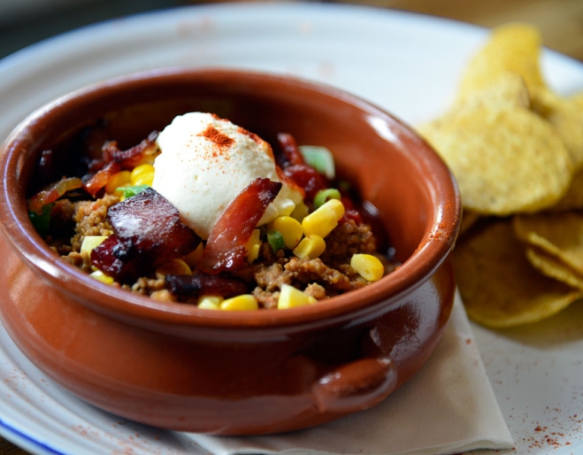 Breakfast in a bowl at Abode Cafe
