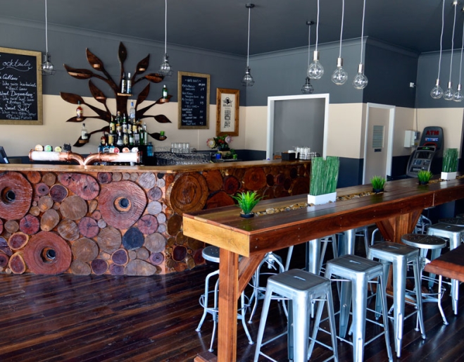 Inside BOSC Bar in West End 