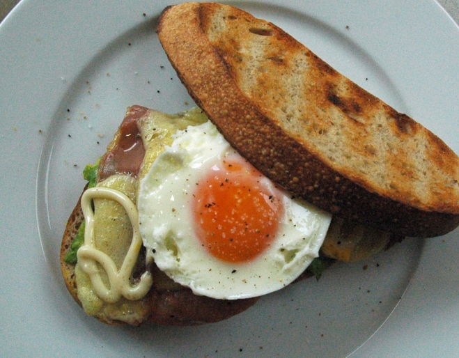 Breakfast plate inside brother espresso kiosk 
