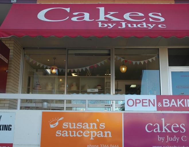 Shop front of Cakes By Judy C Ashgrove 