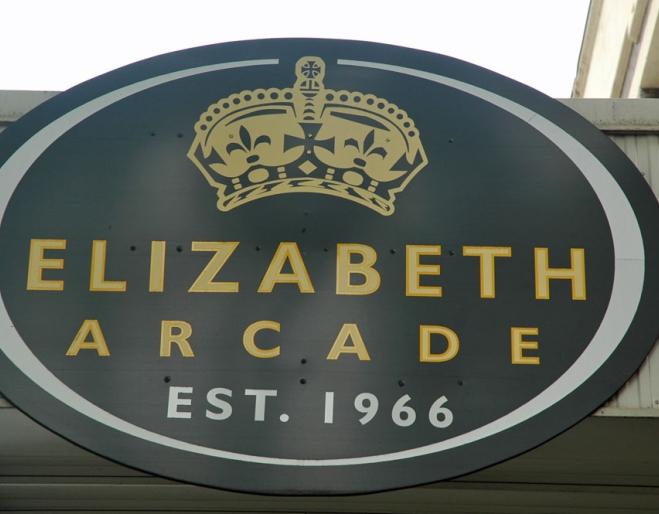 Elizabeth Arcadesign on wall