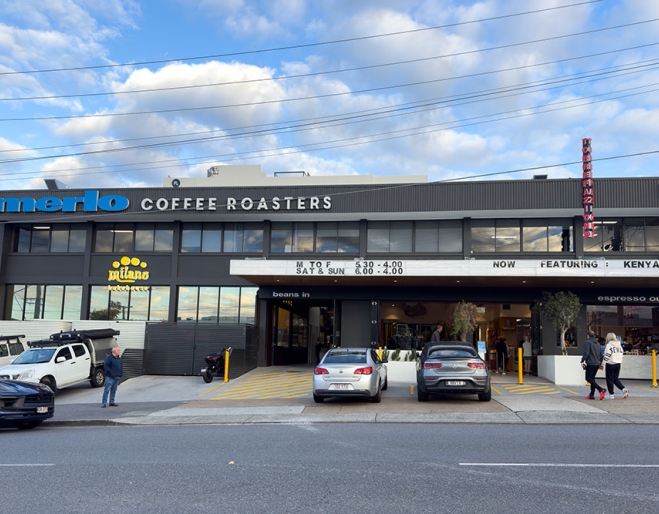 Front of Cafe at Milano Bakery