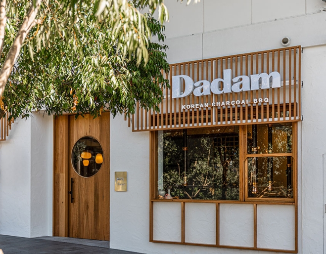 Facade of Dadam Korean BBQ