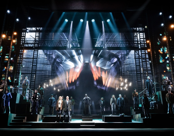 Cast on stage The Last Ship