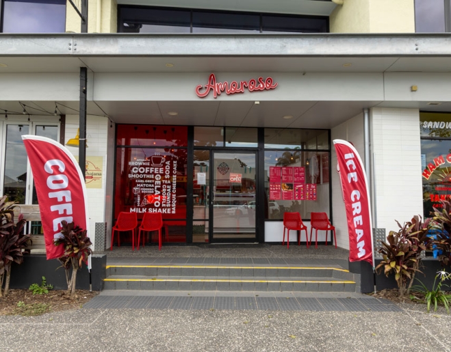 Entrance to Amoroso Gelateria Paddington