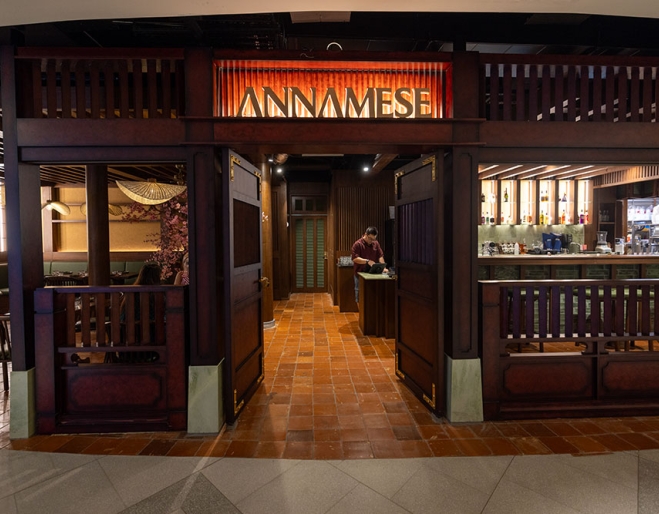 Entrance to Annamese Vietnamese