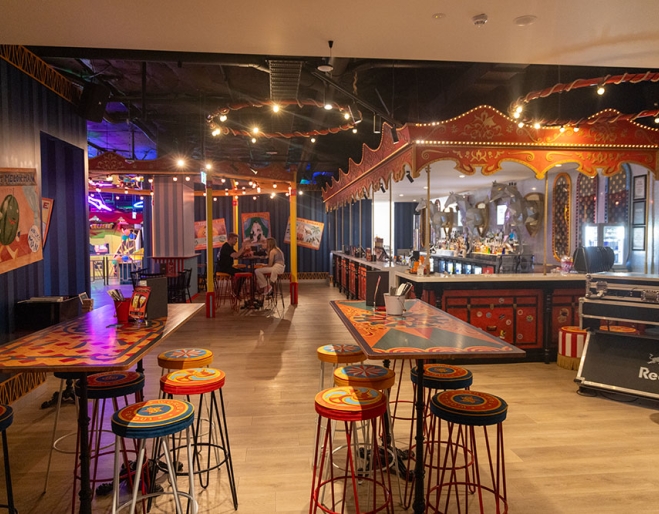 Interior of Archie Bros Cirque