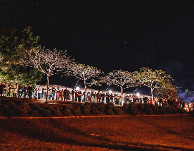 People at Burning of the Vines