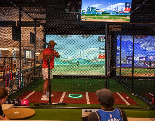 Batter at Ballpark Portside