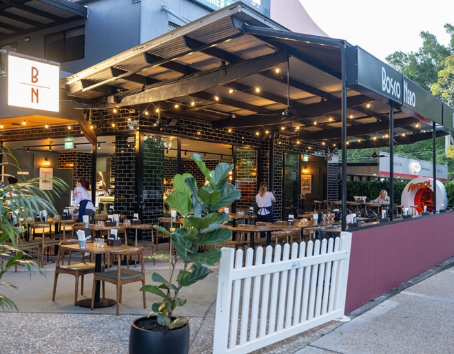 Exterior view of BoscoNero Mitchelton