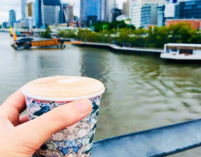 Brendan's Cafe on the Goodwill Bridge, Brisbane, coffee, caffeine