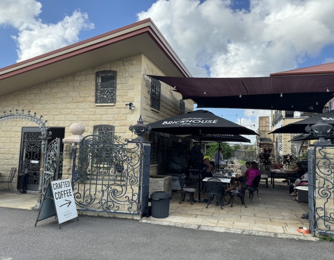 Exterior of Brickhouse Cafe Hendra