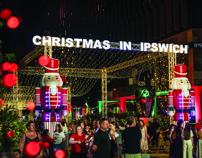Christmas markets at Nicholas St Precinct