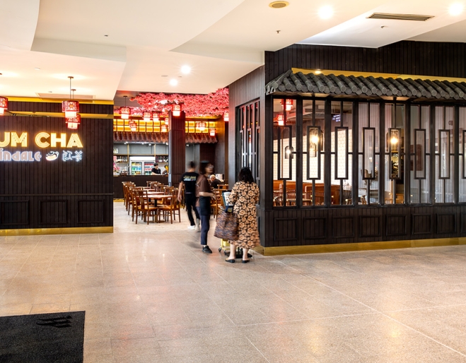 Exterior of restaurant Yum Cha Westfield Carindale