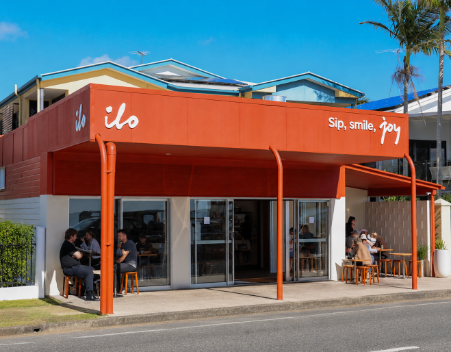 Facade of ilo bakehouse Wynnum
