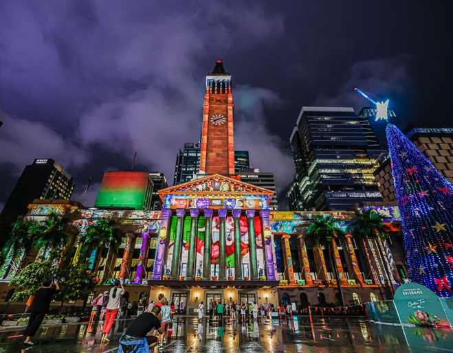 Christmas Lights City Hall
