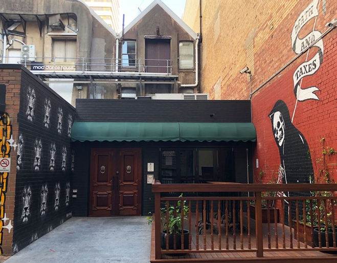 Exterior of Death & Taxes Brisbane