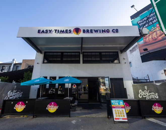 Exterior of Easy Times Brewing Co Woolloongabba 
