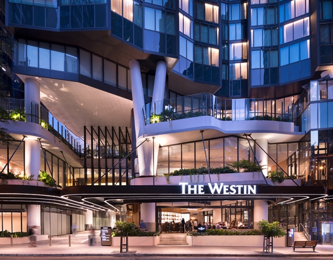 Facade of The Westin Brisbane
