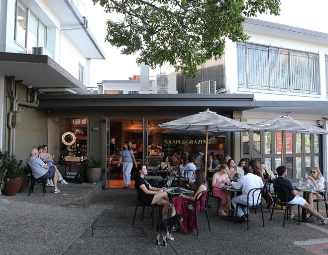 Exterior of Grape & Grazing New Farm