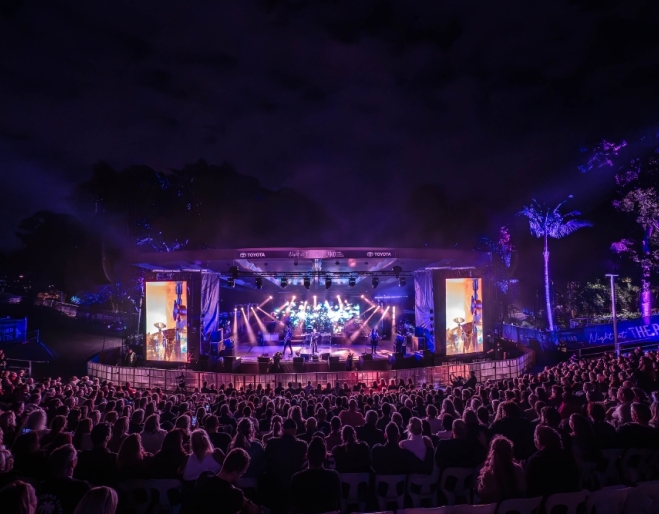 Night at The Parkland stage 