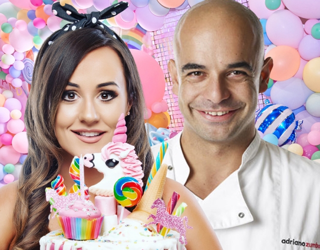 Adrian Zumbo and host