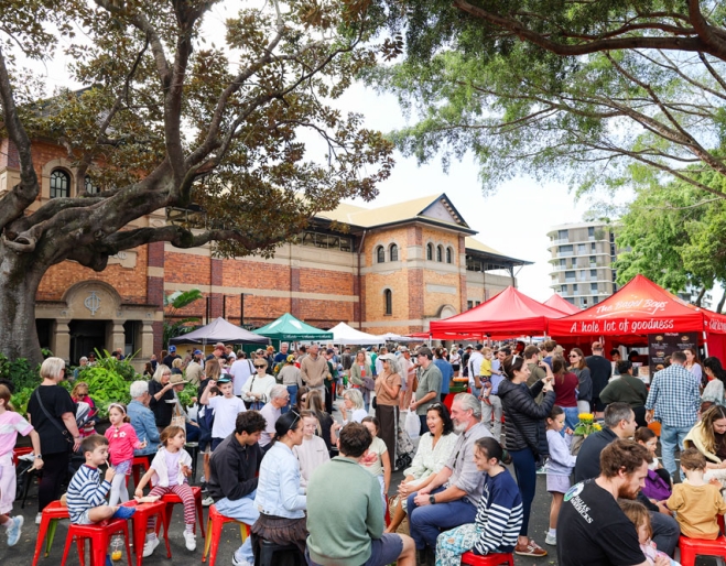 Crowd at Market