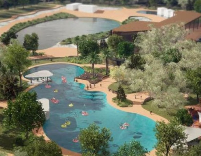 Artists impression Redlands Lagoon