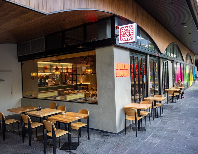 Exterior of Little Red Dumpling Woolloongabba