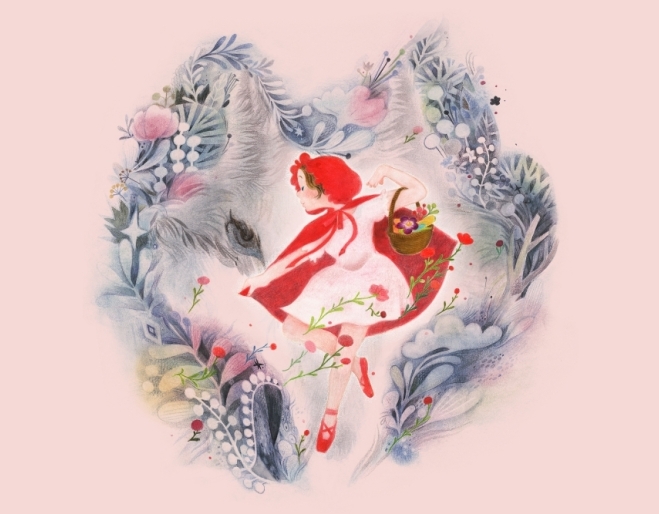 poster design for Red Riding Hood