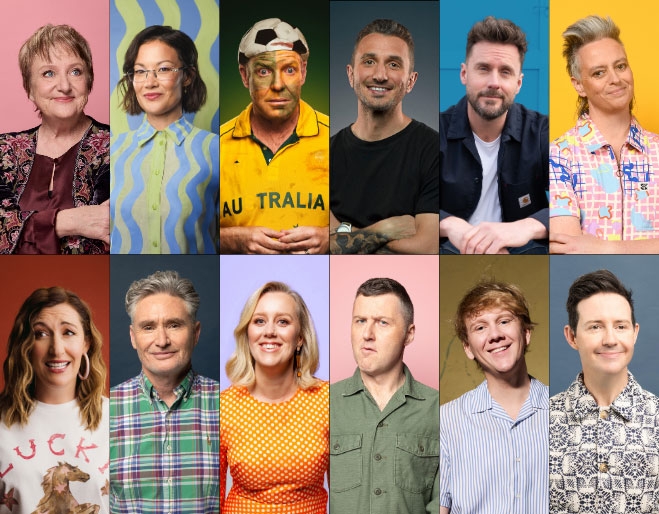 12 comedians at Brisbane Comedy Festival