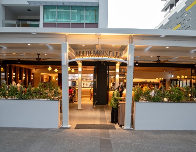 Exterior of Mademoiselle Portside