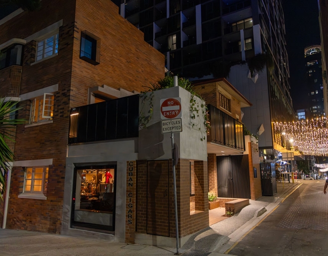 Exterior view of Marlowe on edge of Fish Lane