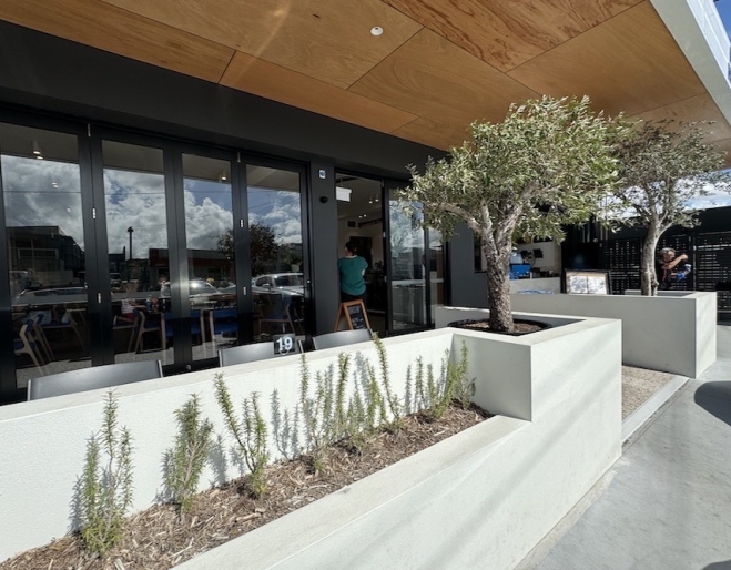 Exterior of Merlo Coffee Bowen Hills Torrefazione