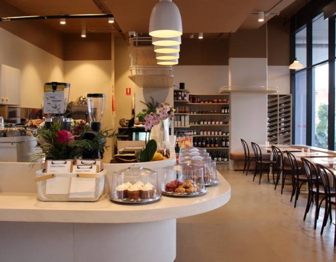Counter inside Pablo's Pantry, Woolloongabba 