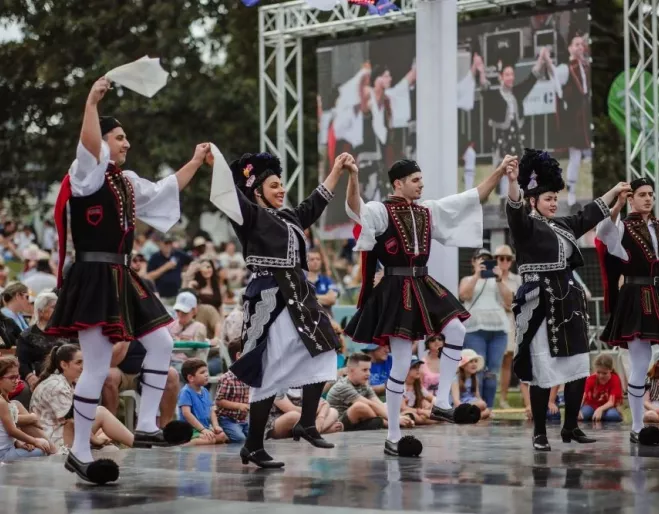 Dancers at Paniyiri Greek Festival