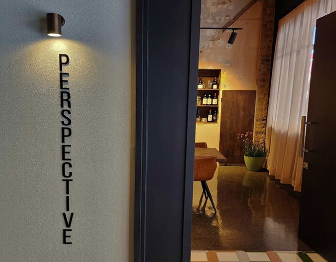 Entrance to Perspective Dining Fortitude Valley