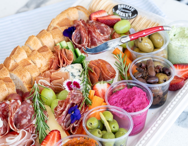 Platter of antipasto Rosalie Gourmet Market