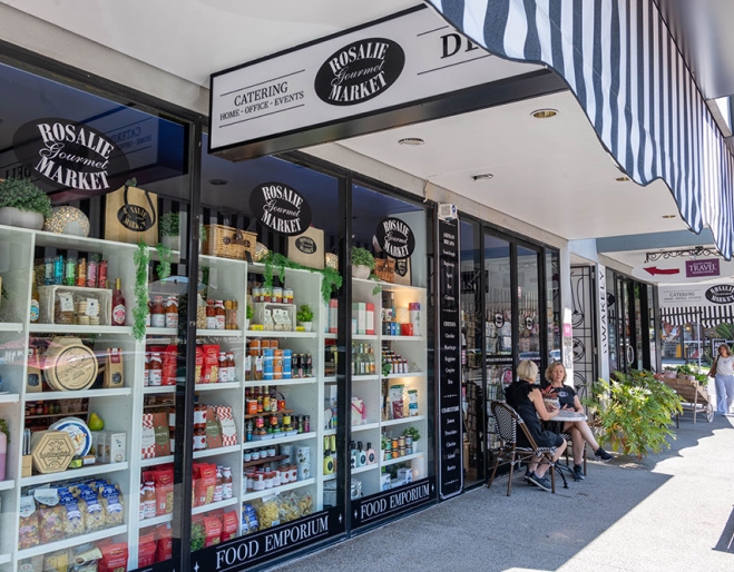 Stret view of Rosalie Gourmet Market