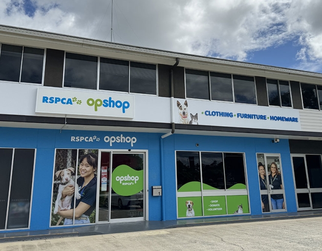 Exterior of RSCPA Op Shop, Stafford