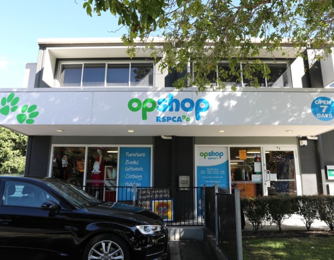 Exterior of RSPCA Op Shop, New Farm 