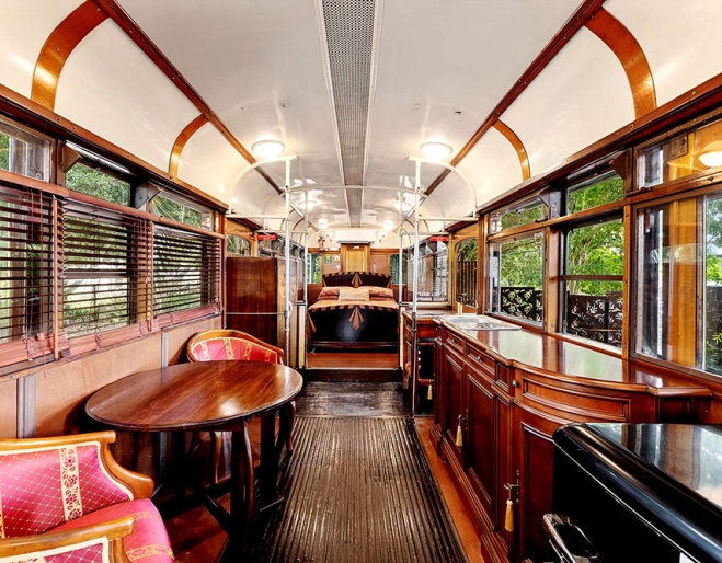 Interior of Rosecliffe Melbourne Tram
