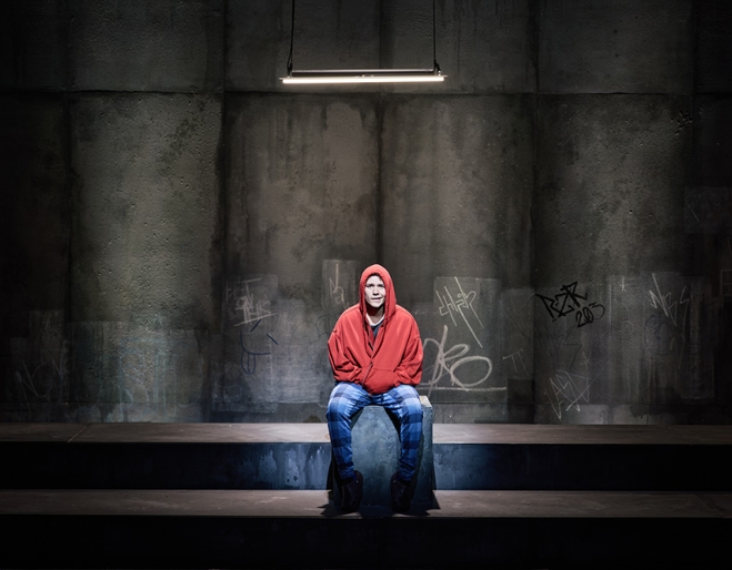 Actor on stage QPAC