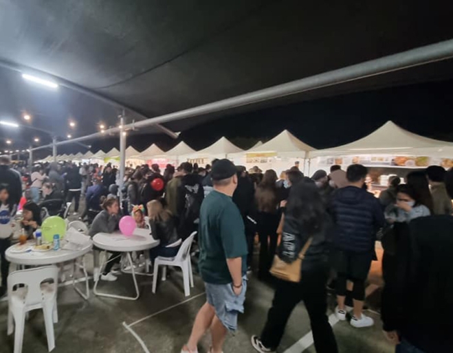 Crowd at Taiwan Night Market UQ