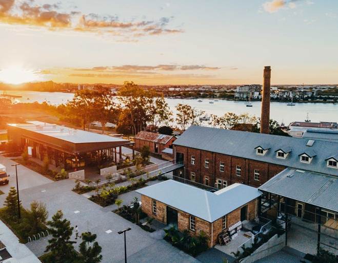 Aerial view of The Hills Rivermakers
