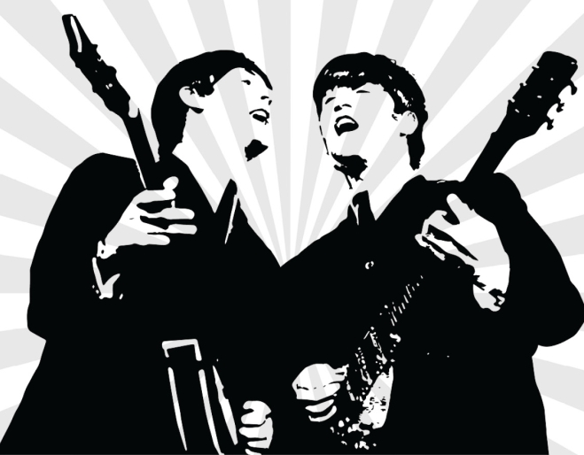Paul MacCartney and John Lennon