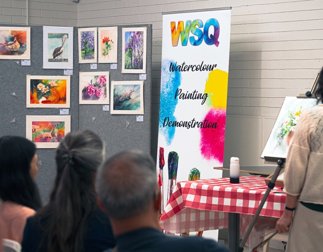 Watercolour stand